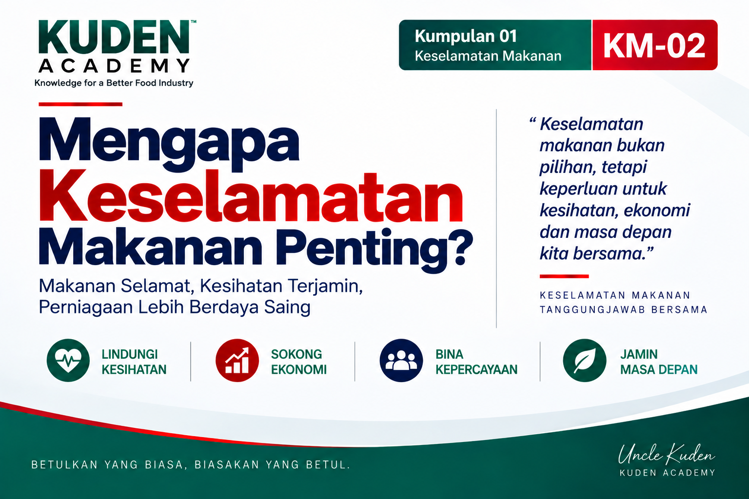 MENGAPA KESELAMATAN MAKANAN PENTING?