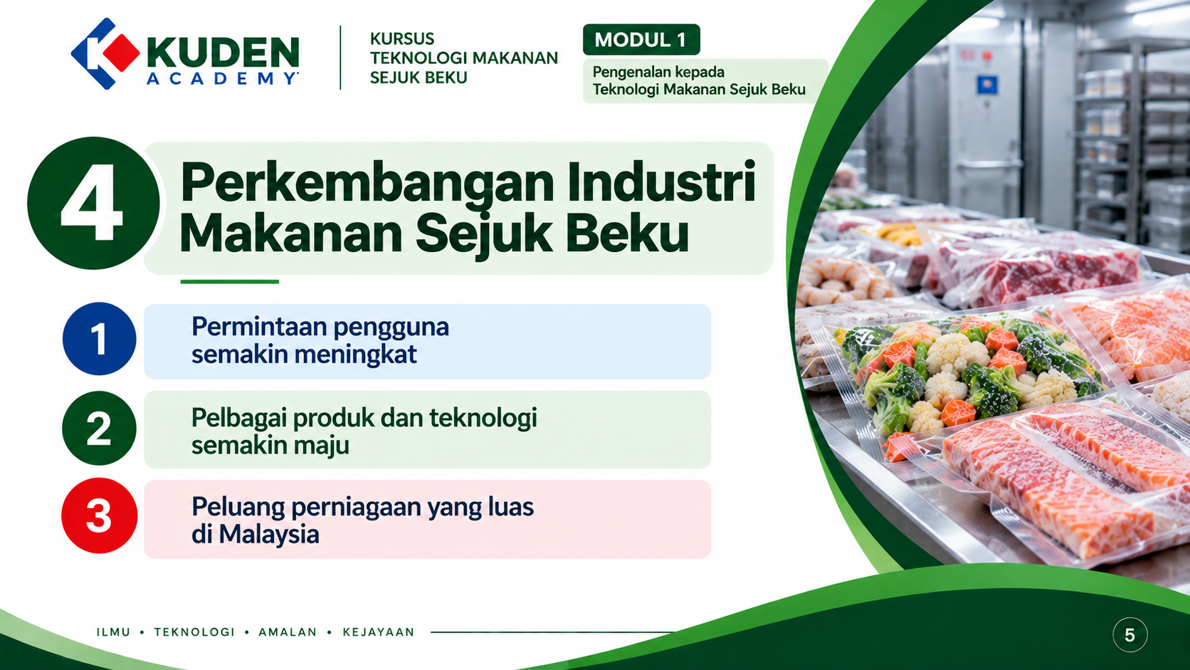 PERKEMBANGAN INDUSTRI MAKANAN SEJUK BEKU