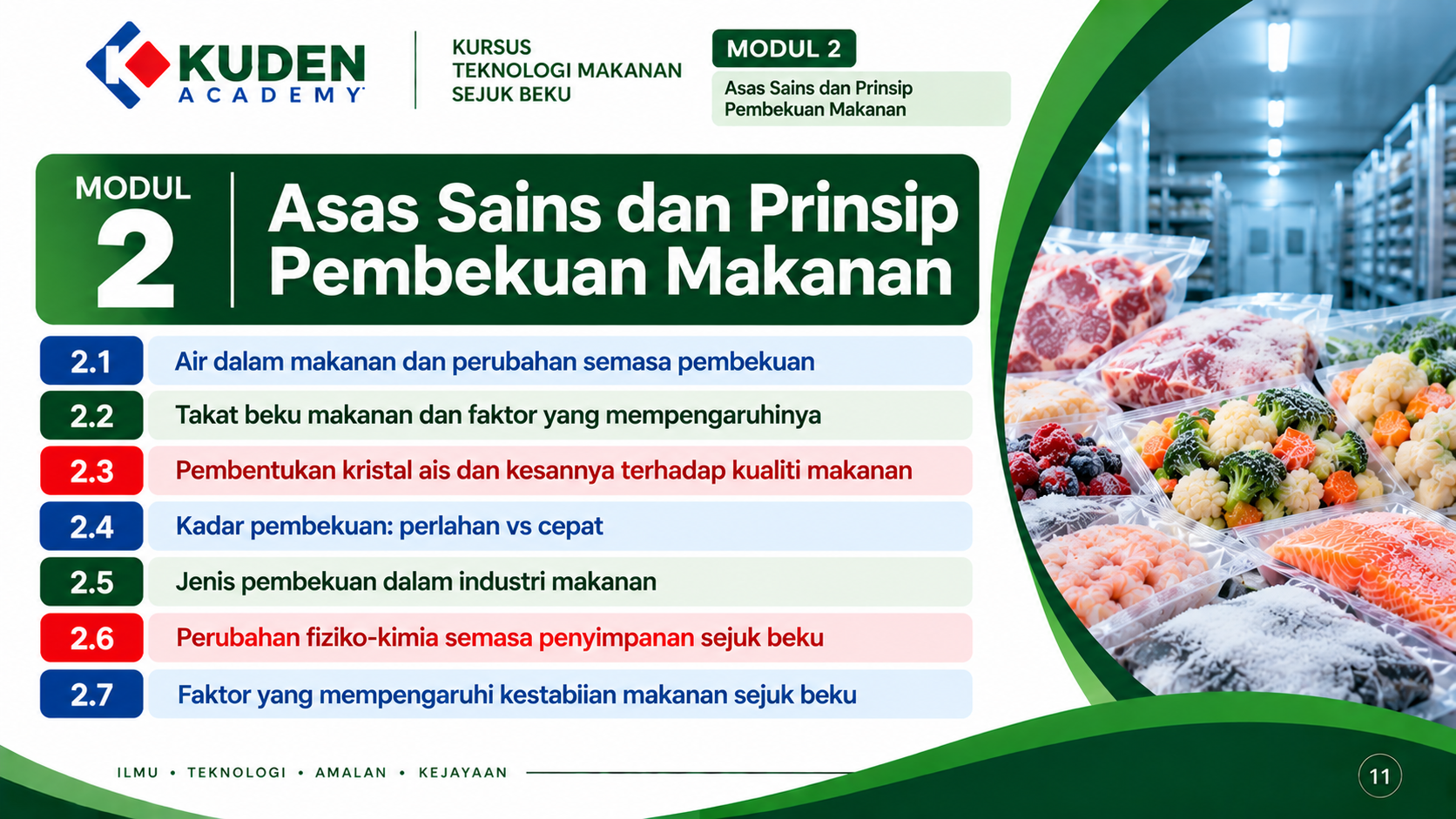 PM-13B-00 - MODUL 2 ASAS SAINS DAN PRINSIP PEMBEKUAN MAKANAN